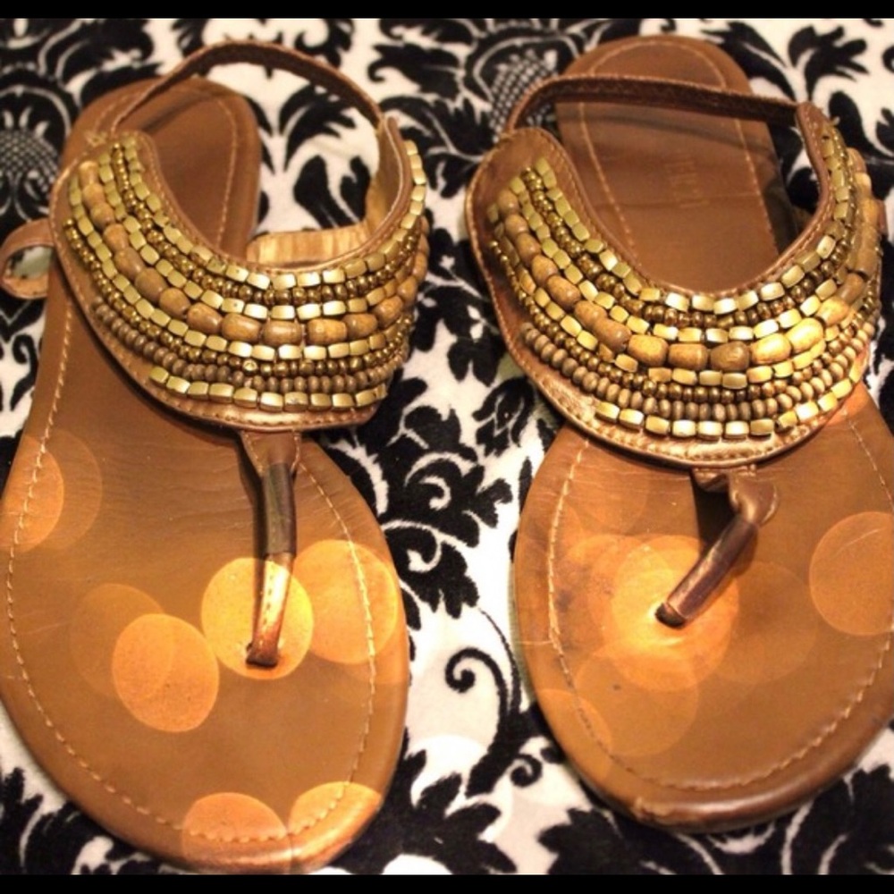 ISO these Forever 21 beaded sandals!!!!! Any size!